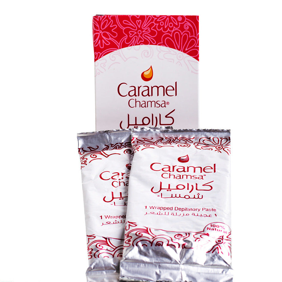 Caramel 2 Wrapped Depilatory Pastes 90g x Pack of 2 - MazenOnline Main image