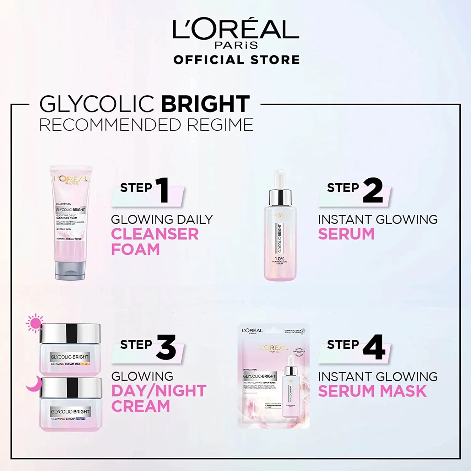 Glycolic Bright Glowing Day Cream SPF 17 - MazenOnline