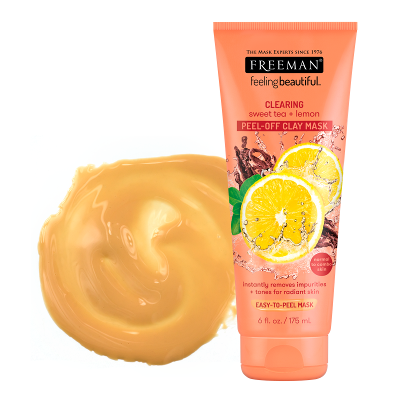Clearing Sweet Tea & Lemon Peel Off Clay Mask 175ml Secondary image