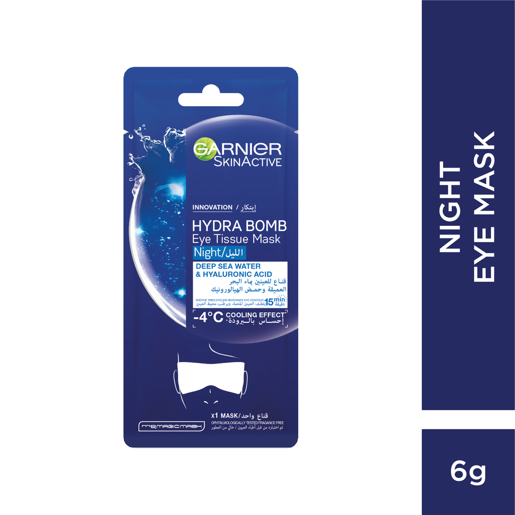 Garnier SkinActive eye tissue mask Hydra Bomb