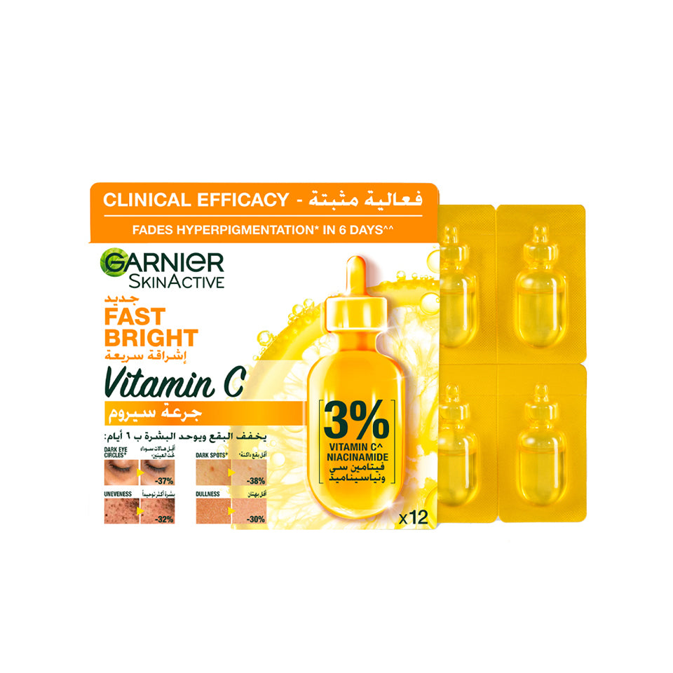 Garnier Fast Bright Vit C Amp 