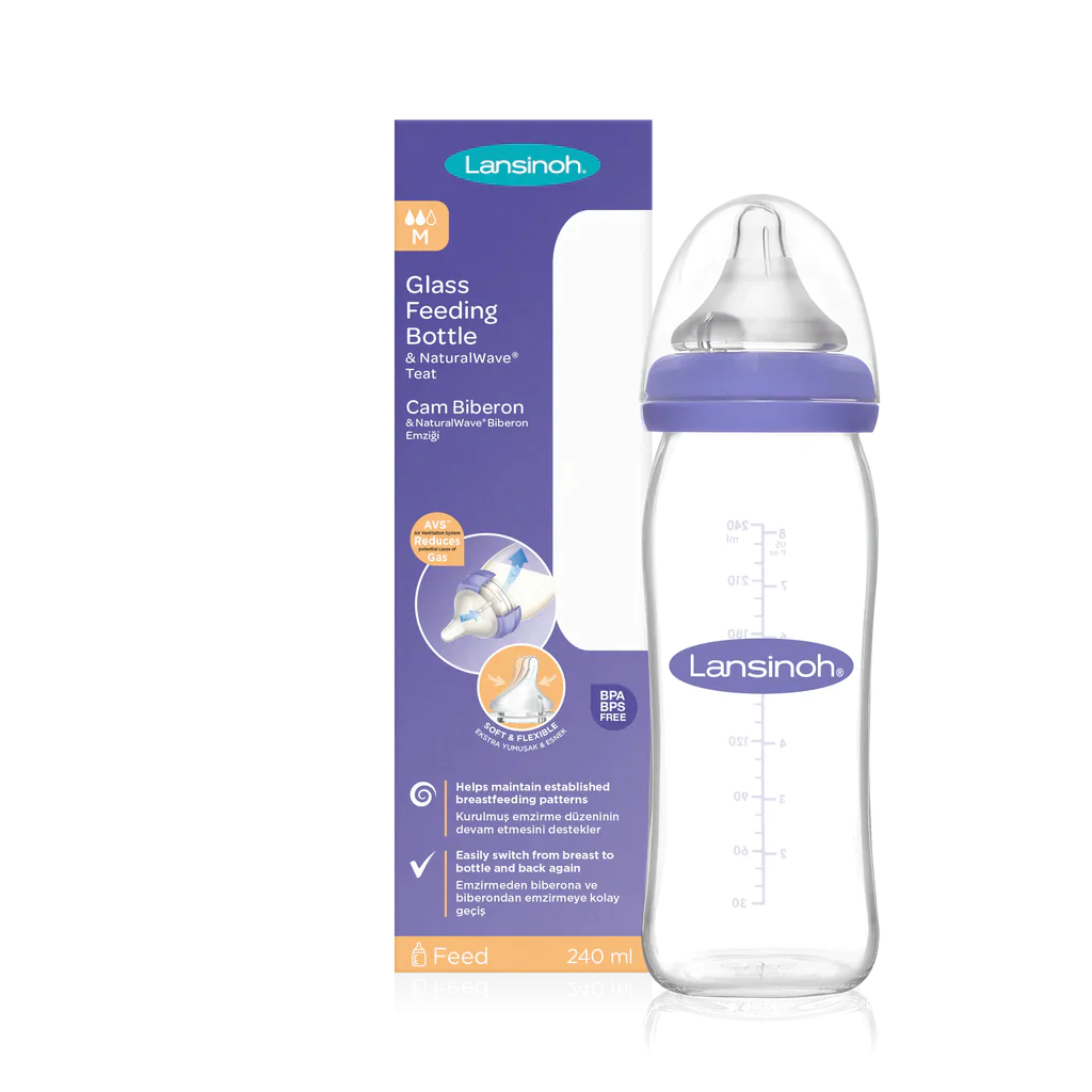 Lansinoh Glass Feeding Bottle