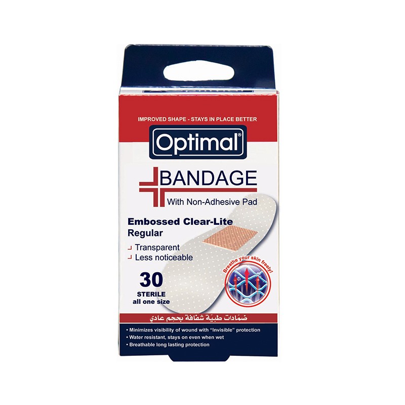 OPTIMAL EMBOSSED CLEAR-LITE REGULAR X30 - MazenOnline