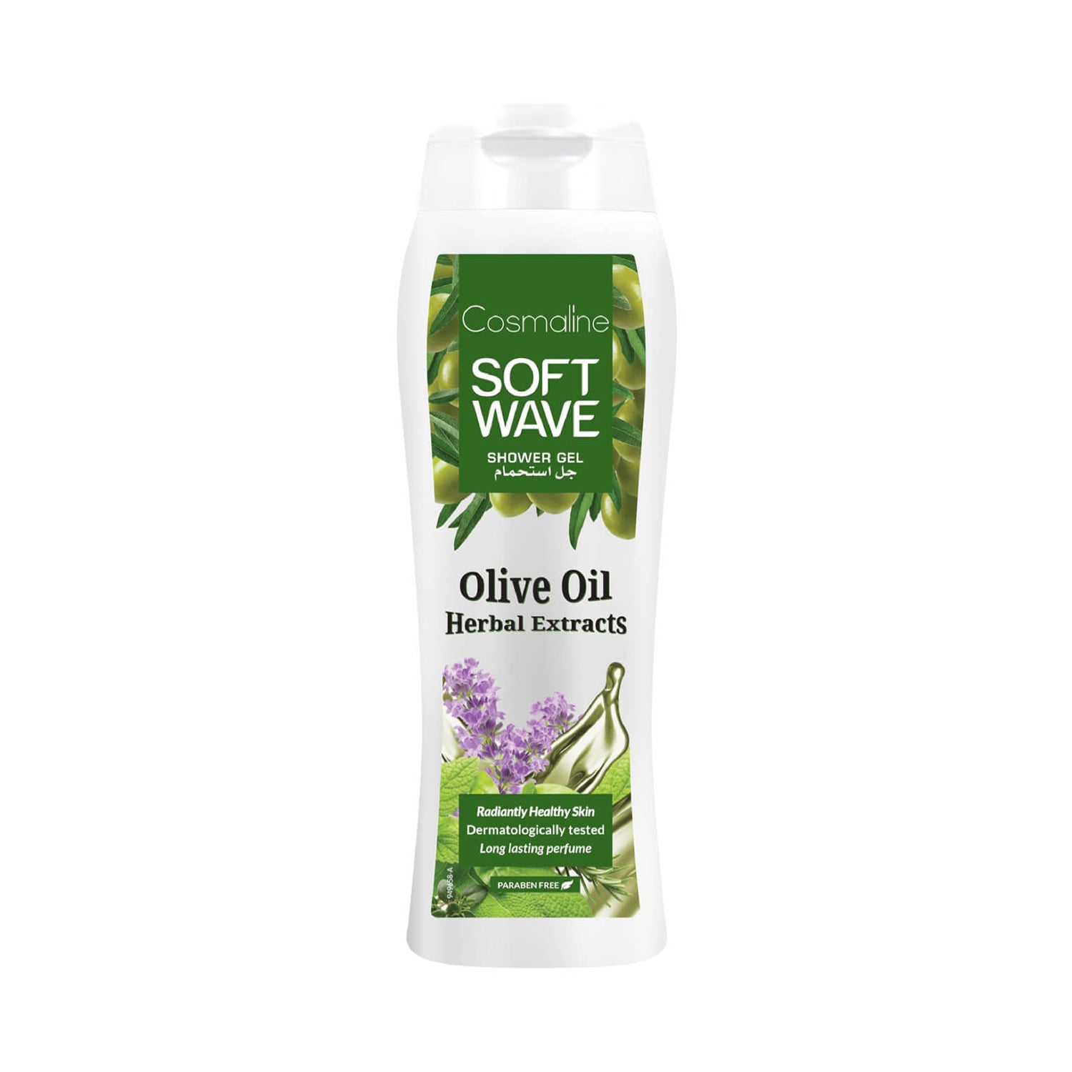 Soft Wave Shower Gel Olive Oil Herbal Extracts 400ml - MazenOnline