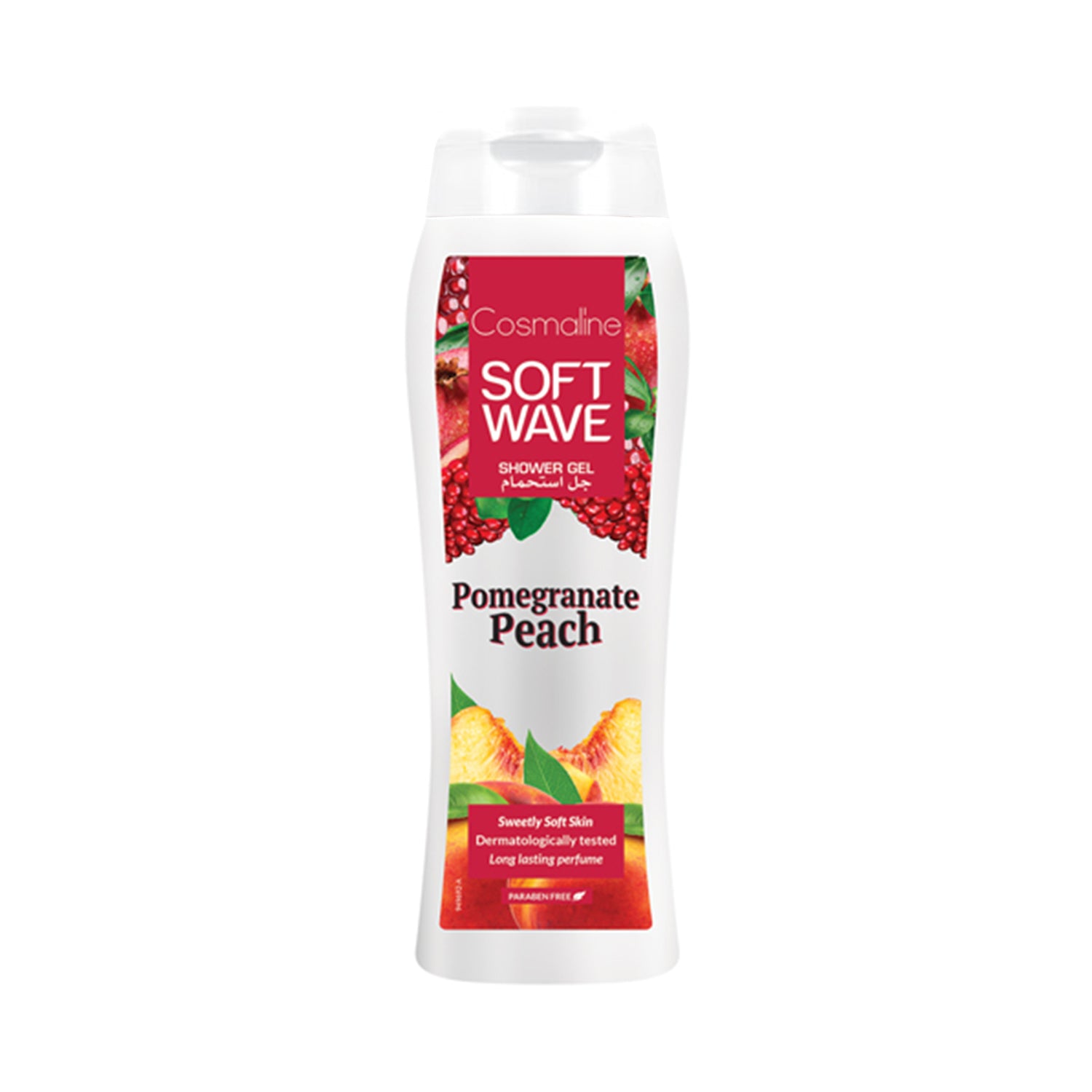 Soft Wave Shower Gel Pomegranate Peach 400ml - MazenOnline