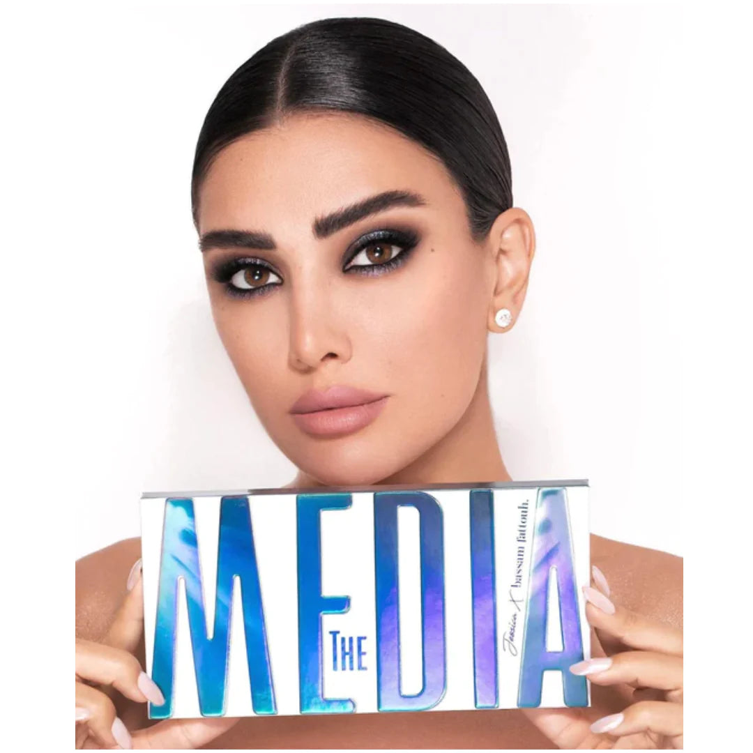 makeup looks bassam The Media Eyeshadow Palette