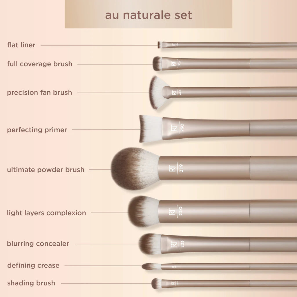 Natural Makeup Brush Kit - MazenOnline
