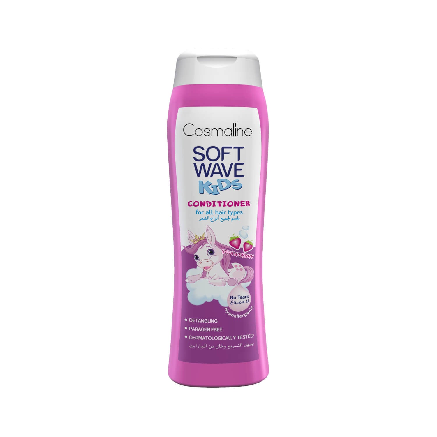 Soft Wave Kids Tear Free Conditioner Strawberry 400ml - MazenOnline Main image