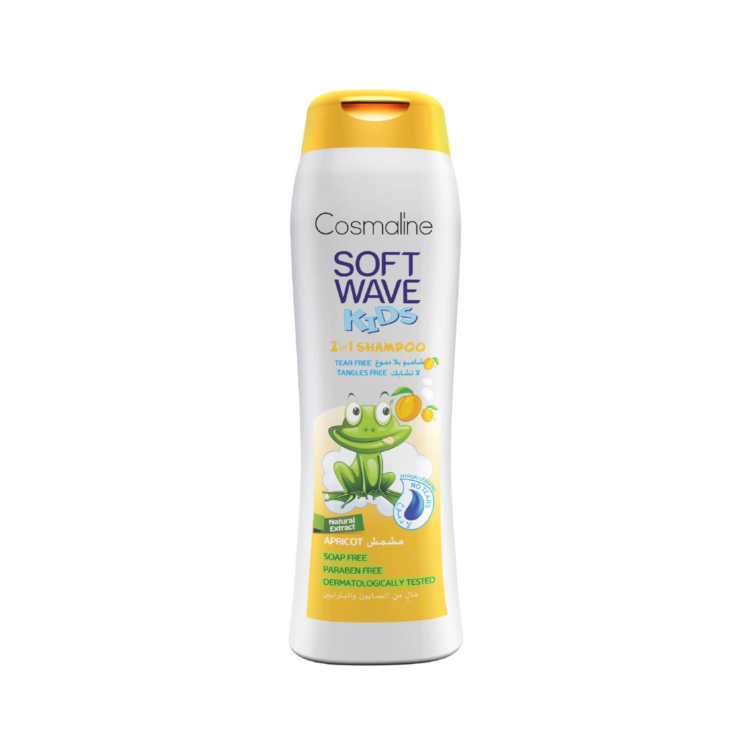 Soft Wave Kids 2 In 1 Shampoo Apricot 400ml - MazenOnline Main image