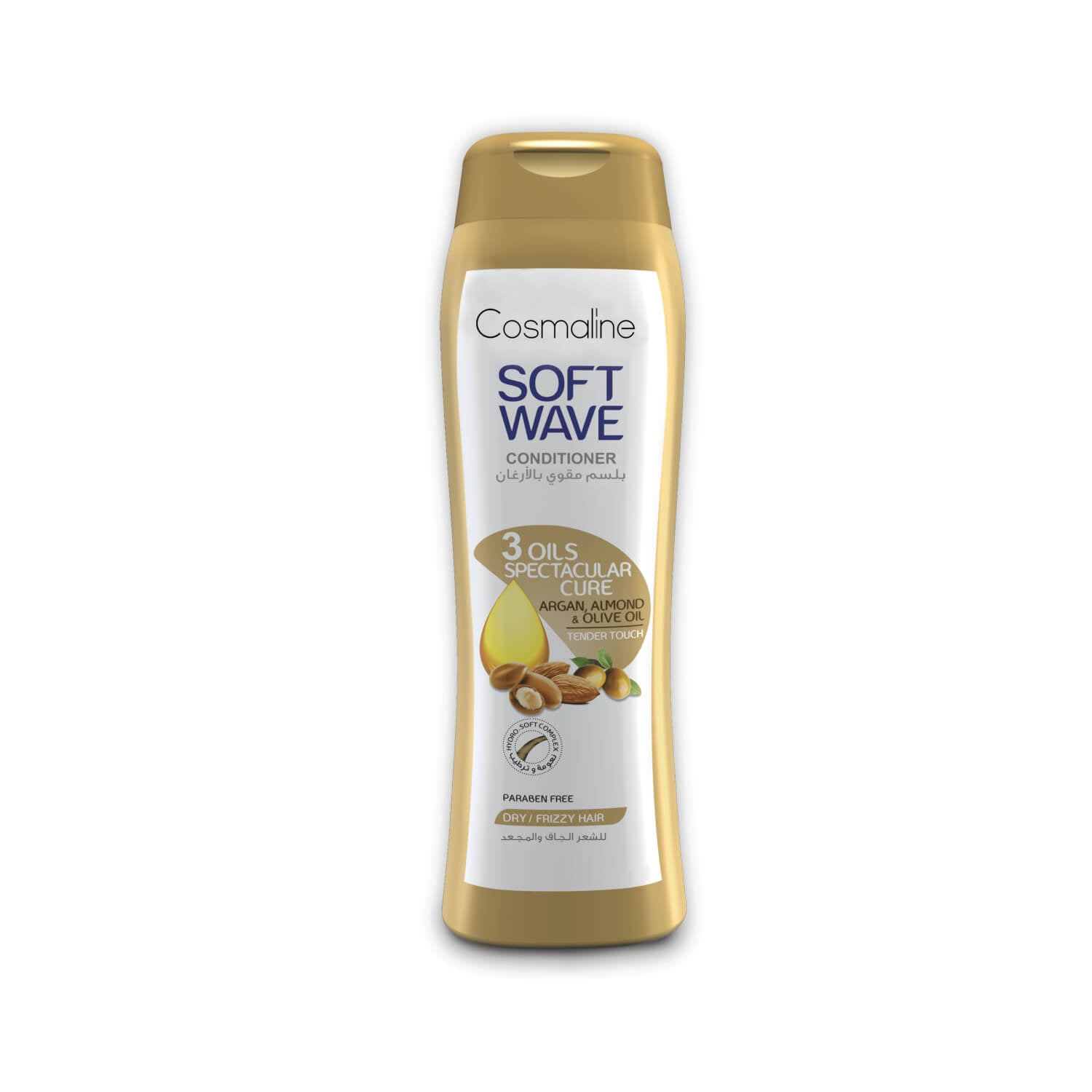 Soft Wave 3 Oils Spectacular Cure Conditioner For Dry / Frizzy Hair 400ml - MazenOnline