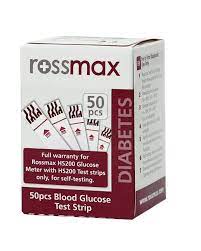 HS200 Blood Sugar Test Strips For Diabetes Management, Pack of 50's - MazenOnline