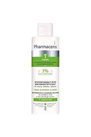 Pharmaceris T Bacteriostatic Solution for Face Cleavage Back 3% 190ml - MazenOnline
