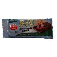 Health Up B Fit Milk Chocolate Biscuit 17.5 GR - MazenOnline