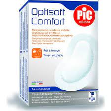 Optisoft Confort Adhesive Eye Pad Pic 10 Pieces - MazenOnline