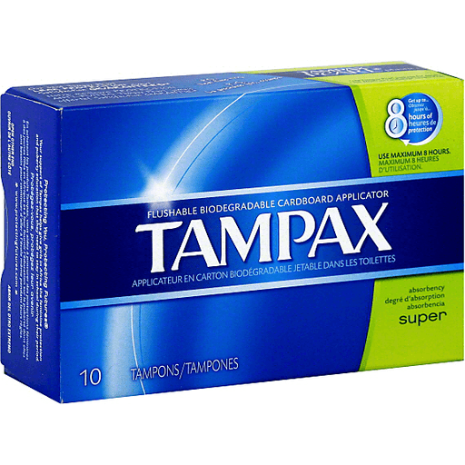 Super Absorbency Tampons 10 Count - MazenOnline