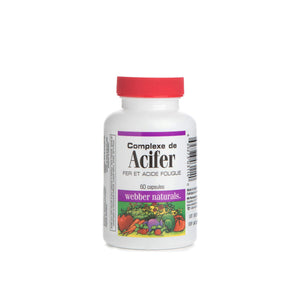 Acifer Complex iron & folic acid 60 Cap - MazenOnline