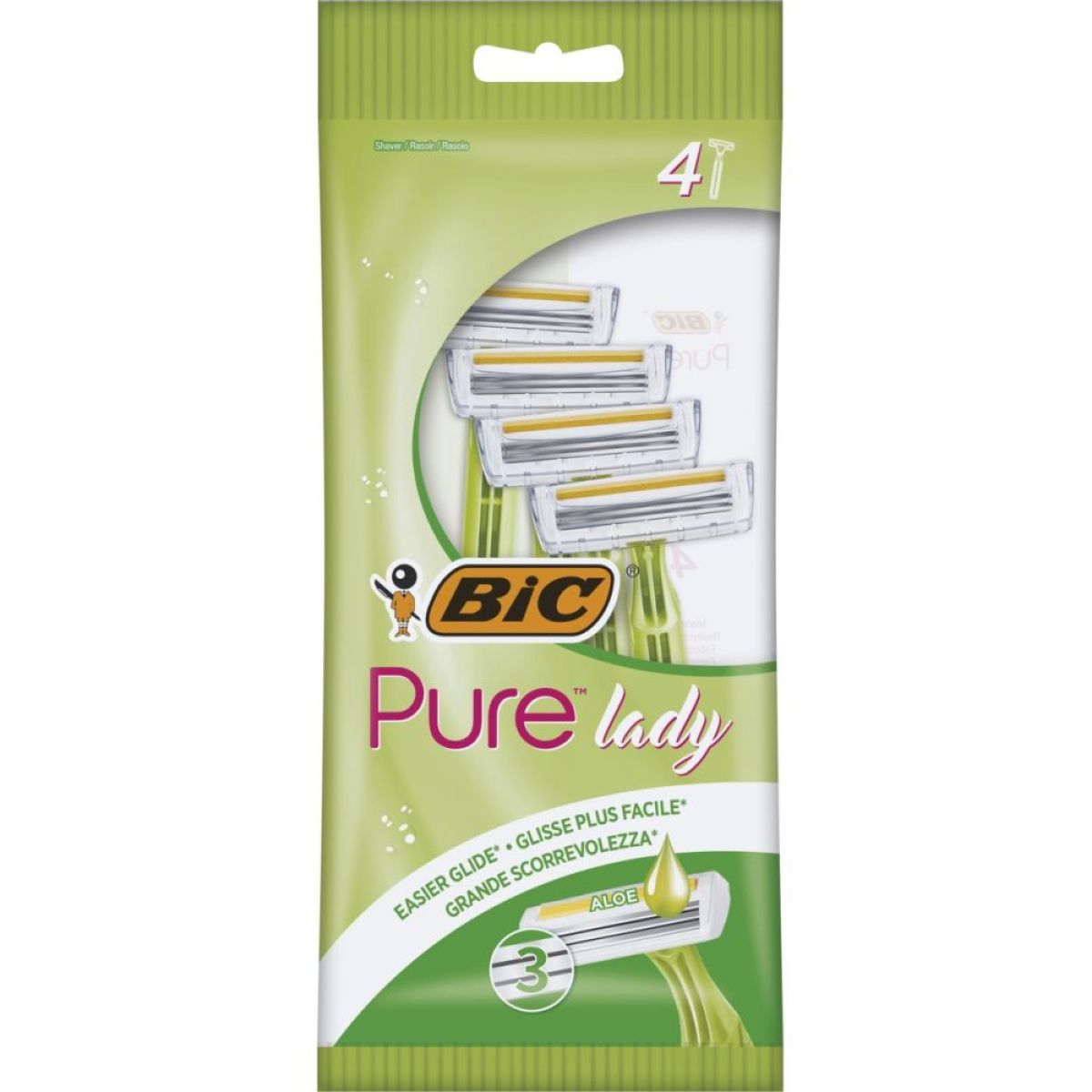 BIC PURE 3 LADY X4 PCS - MazenOnline
