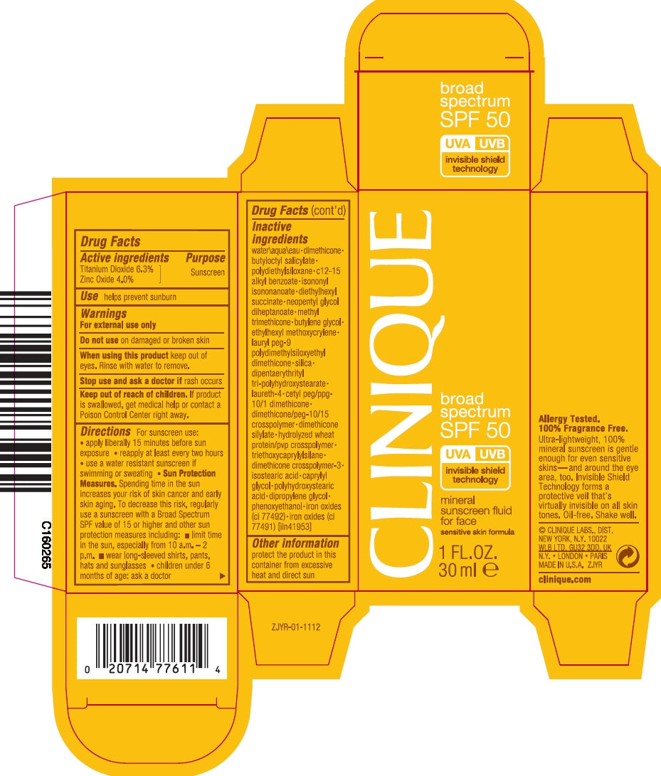 SPF50 Mineral Sunscreen Fluid for Face - Sensitive Skin Formula - MazenOnline