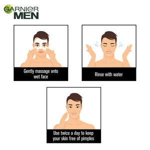Garnier face wash for men acnofight