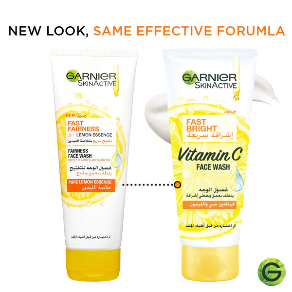 Garnier Skin Active Fast Bright Face Wash vit c