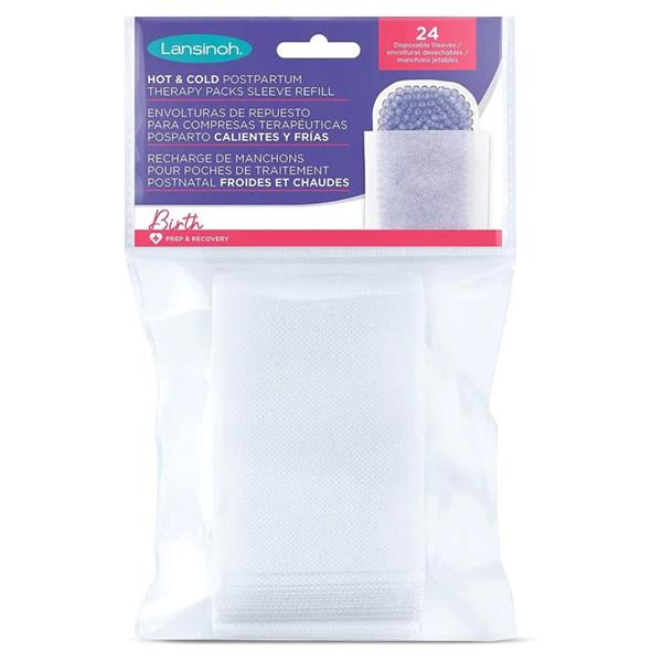 Lansinoh Refill Pack x 24 Postpartum Kit hot and cold 