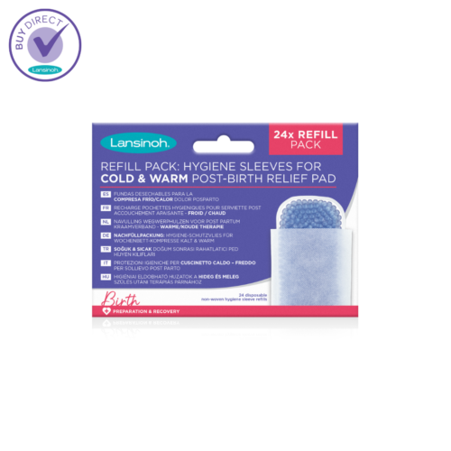 Lansinoh Refill Pack x 24 Postpartum Kit hot and cold
