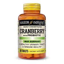 Cranberry with Probiotic, Highly Concentrated, 60 Tablets - MazenOnline
