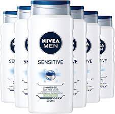 NIVEA SHOWER GEL SENSITIVE 3 IN 1 400ML - MazenOnline