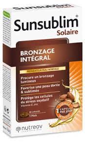 Nutreov Sunsublim Integral Tanning Normal Skin 30 Capsules - MazenOnline