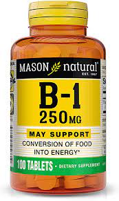 Vitamin B1 250mg 100 Tablets - MazenOnline Main image