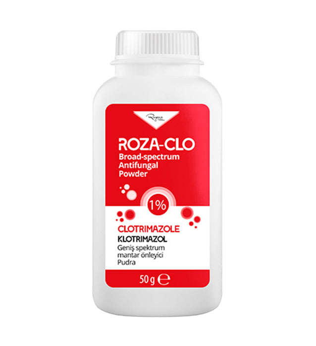 Roza-Clo Clotrimazole Anti-Fungal Powder 50 Gr - MazenOnline