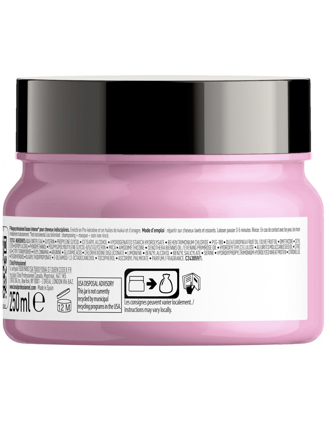 Serie Expert Liss Unlimited ProKeratin - Intense Smoothing Masque - Rinse Out - MazenOnline