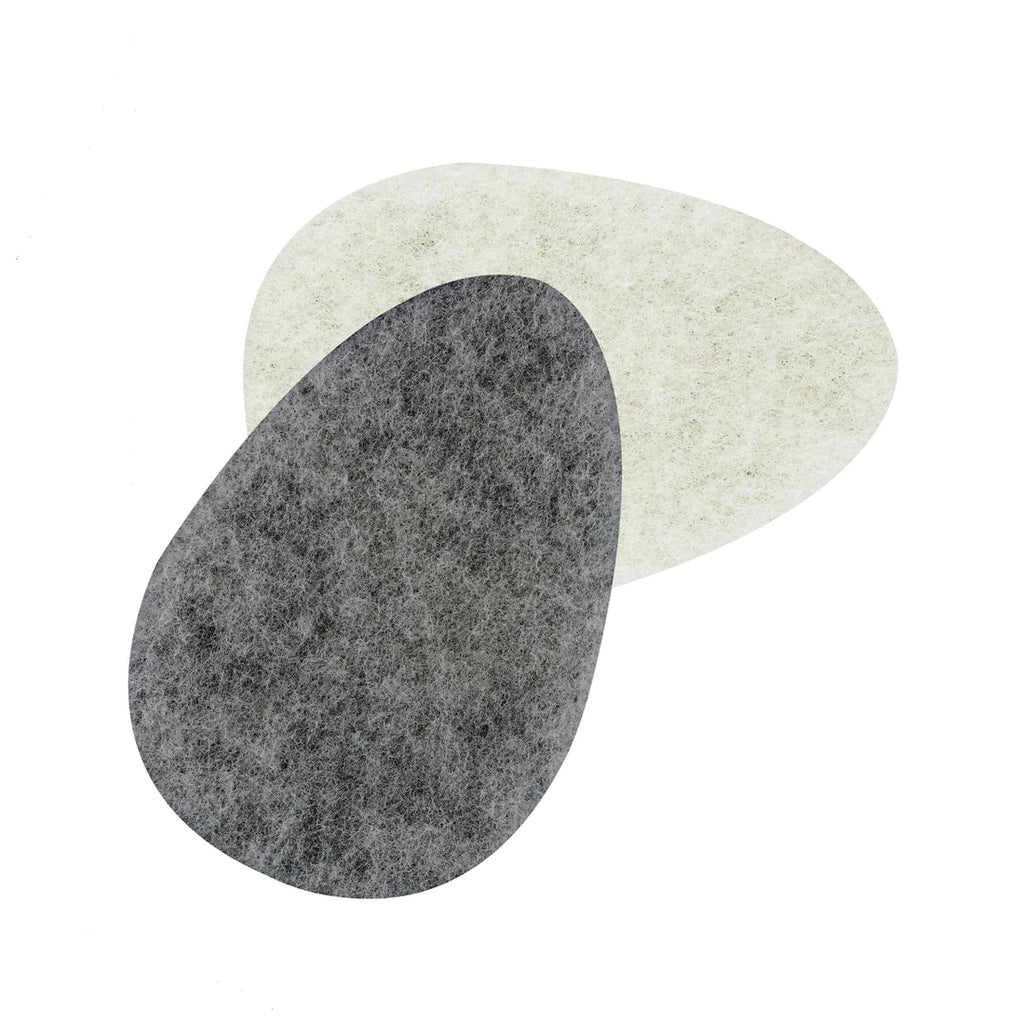 Infused Facial Sponges Rose Petal + Bamboo Charcoal 2 Sponges - MazenOnline
