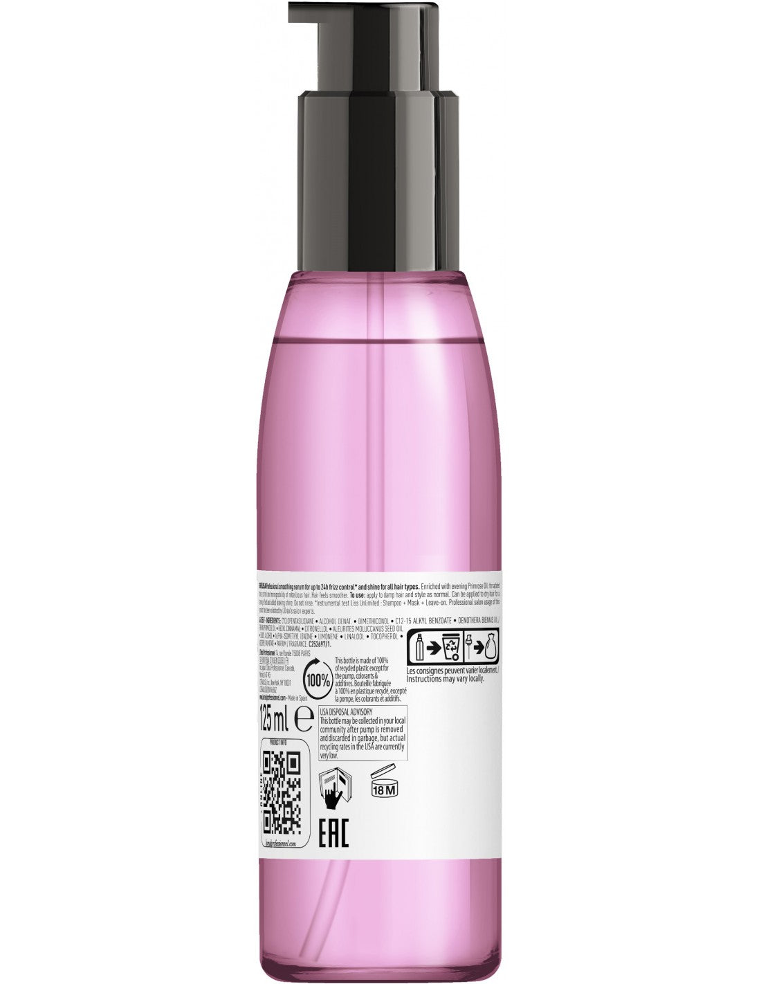 زيت تجفيف الشعر من Serie Expert Liss Unlimited Shine Secondary image