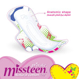 Private Missteen Natural Cotton Feel 10 pads - MazenOnline
