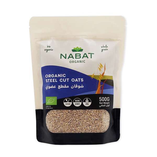 Nabat Organic Steel Cut Oats 500g - MazenOnline