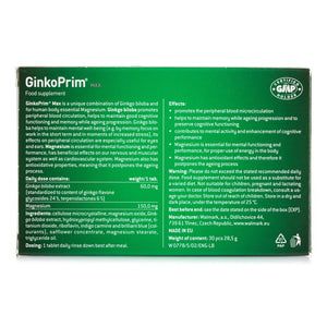 GinkoPrim Max 30 Tab - MazenOnline