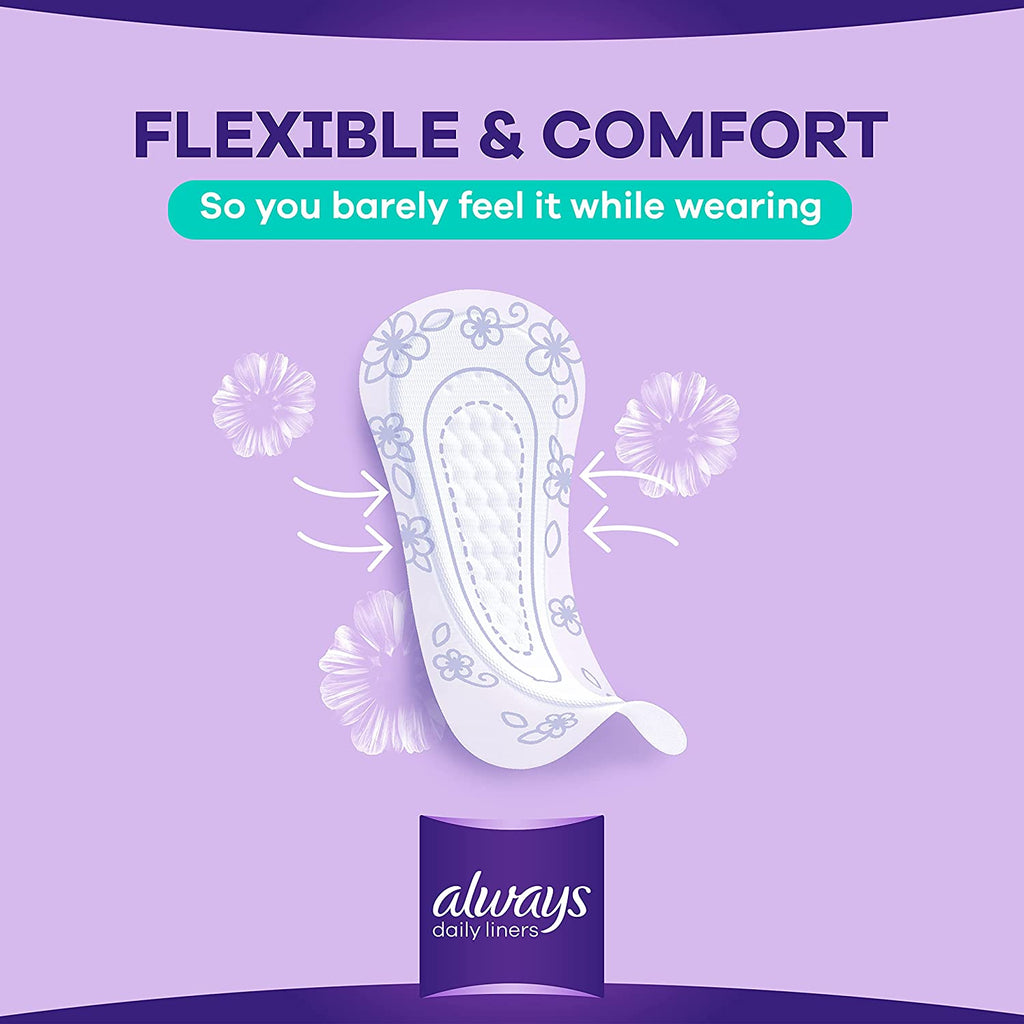 Always Daily Liners Comfort Protect, Normal, 60 Count - MazenOnline