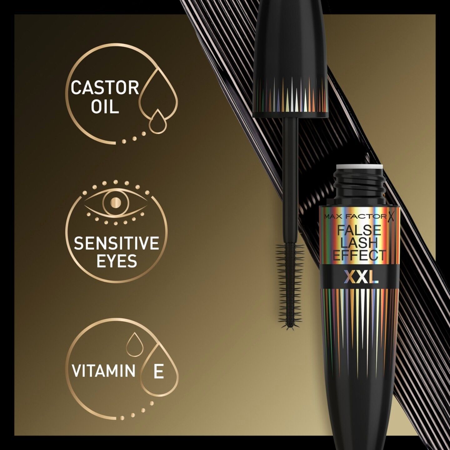 False Lash Effect XXL Black 12ml - MazenOnline