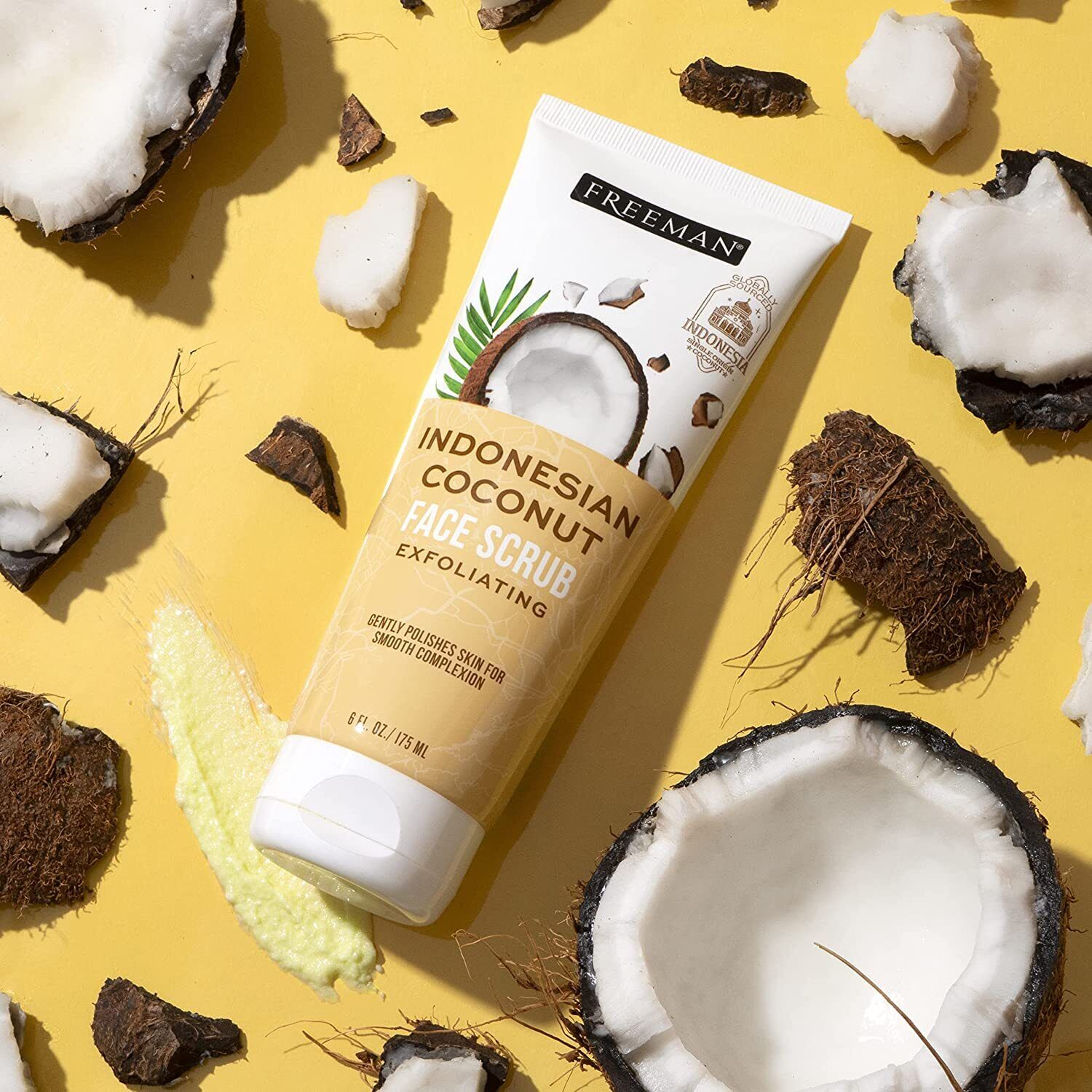Indonesian Coconut Face Scrub Exfoliating 175ml - MazenOnline