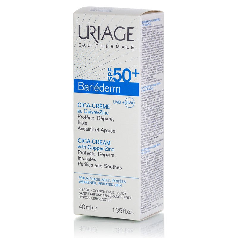 Bariéderm Cica-Cream with Copper-Zinc SPF50+  Weakened Irritated Skin - MazenOnline Main image