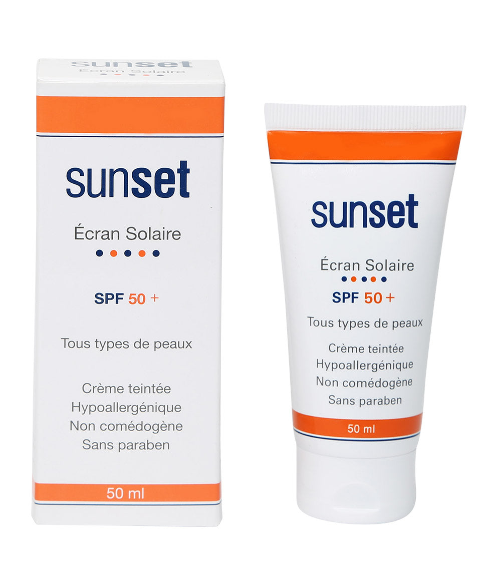 Sunset Ecran Solaire Spf 50+ - Tinted - MazenOnline