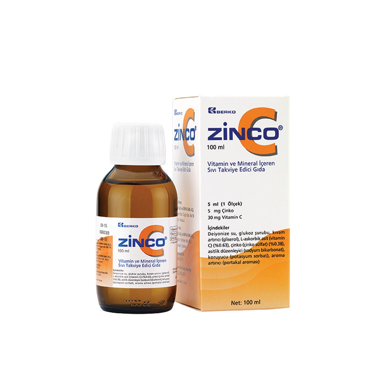 Zinco-C Syrup - MazenOnline Main image